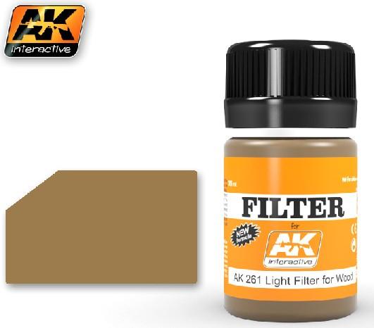 AK Interactive Light Filter for Wood Enamel Paint 35ml Bottle