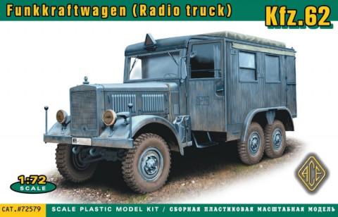 Ace 1/72 Kfz62 Funkkraftwagen Radio Truck Kit