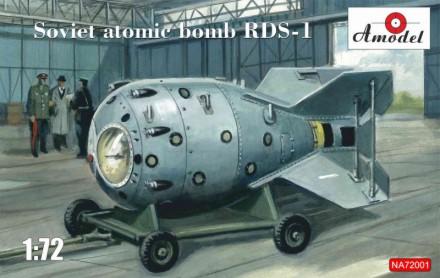 Ace Military 1/72 RDS1 Soviet Atomic Bomb w/Trailer Kit