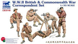 Bronco Military 1/35 WWII British & Commonwealth War Correspondent Figures (6) Kit