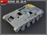 MiniArt 1/35 BM8-24 Self-Propelled Rocket Launcher (New Tool) Kit