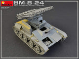 MiniArt 1/35 BM8-24 Self-Propelled Rocket Launcher (New Tool) Kit