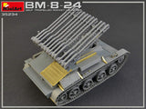 MiniArt 1/35 BM8-24 Self-Propelled Rocket Launcher (New Tool) Kit