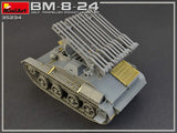 MiniArt 1/35 BM8-24 Self-Propelled Rocket Launcher (New Tool) Kit