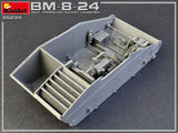 MiniArt 1/35 BM8-24 Self-Propelled Rocket Launcher (New Tool) Kit