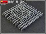 MiniArt 1/35 BM8-24 Self-Propelled Rocket Launcher (New Tool) Kit