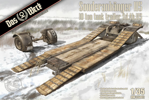 Das Werk 1/35 Sonderanhänger 115 - 10t Tank Trailer Sd.Ah.115 Kit