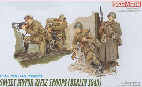 Dragon Military 1/35 Soviet Motor Rifle Troops Berlin 1945 (4) Kit