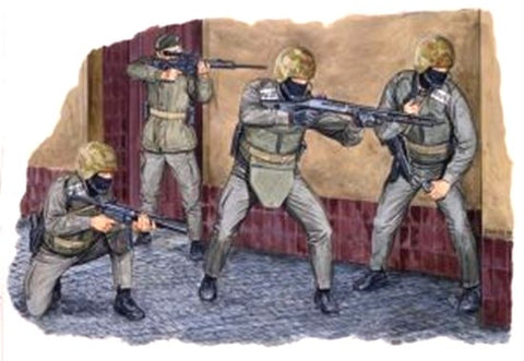 Dragon Military 1/35 GSG9 German Anti-Terrorist Squad (4) Kit