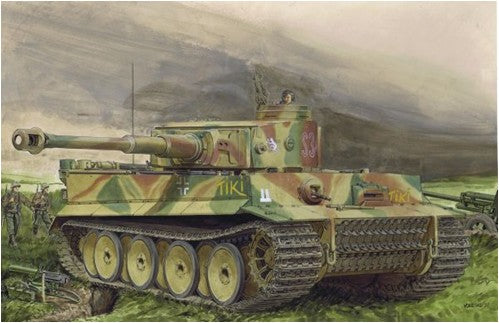 Dragon 1/35 PzKpfw VI Ausf E SdKfz 181 Tiger I Early Prod Tiki Tank Das Reich Div. Battle of Kharkov 1943 Kit