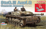 Dragon Military 1/35 StuG III Ausg G Tank w/Concrete Armored & Zimmerit (Re-Issue) Kit