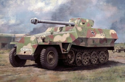 Dragon Models 1/35 SdKfz 251/22 Ausf D Halftrack w/7.5cm PaK40 Kit