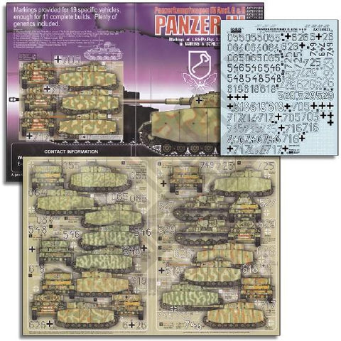 Echelon Decals 1/35 PzKpfw IV Ausf G/H Kursk & Italy