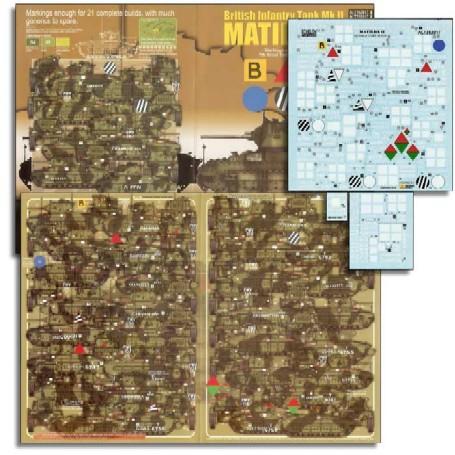 Echelon Decals 1/35 British Inf Mk II Matilda II