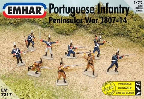Emhar Military 1/72 Peninsular War 1807-14 Portuguese Infantry (46) Kit