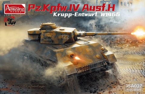 Amusing Hobby 1/35 Pz.Kpfw.IV Ausf.H Krupp-Entwurf W1466 Kit