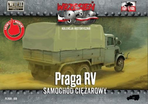 First To Fight 1/72 WWII Praga RV Truck w/Canvas-Type Cover Kit