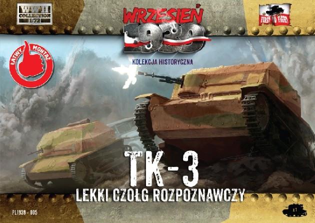 First To Fight 1/72 TK3 Polish Light Recon Tank Kit