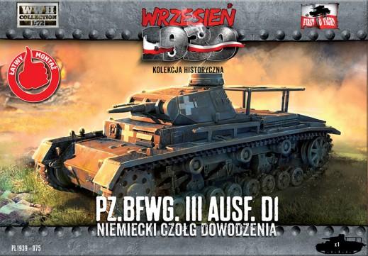 First To Fight 1/72 WWII PzBfwg III Ausf D1 German Tank Kit
