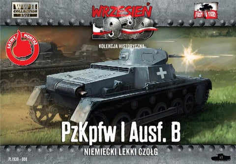 First To Fight 1/72 PzKpfw I Ausf B German Light Tank Kit