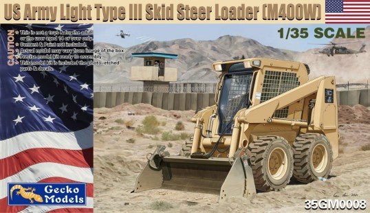 Gecko 1/35 US Army M400W Light Type III Skid Steer Loader Kit