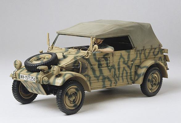 Tamiya Military 1/16 Kubelwagen Type 82 European Campaign Kit