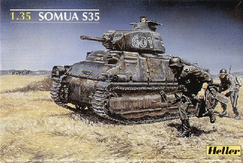 Heller Military 1/35 Somua S35 French Tank Kit
