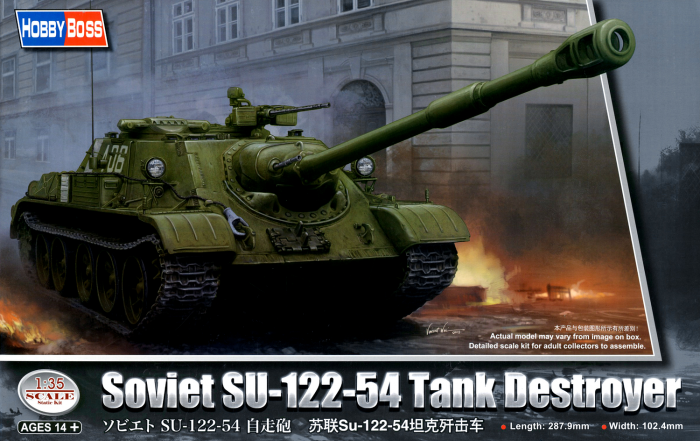 Hobby Boss Military 1/35 Soviet SU-122-54 Tank Destroyer Kit