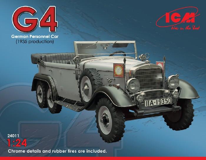 ICM 1/24 German G4 1935 Production Personnel Car Kit