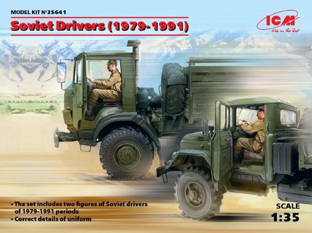 ICM 1/35 Soviet Drivers 1979-1991 (2) (New Tool) Kit