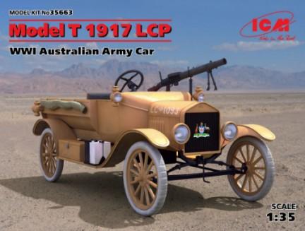 ICM 1/35 WWI Australian Model T 1917 LCP Army Car Kit