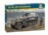 Italeri Military1/72 SdKfz 251/8 Halftrack Ambulance Kit