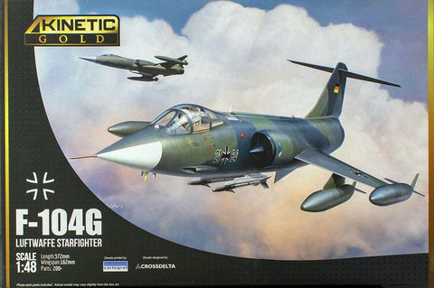 Kinetic Gold Aircraft 1/48 F-104G Starfighter Kit