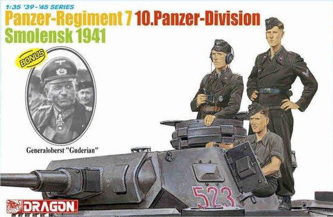 Dragon Military 1/35 Panzer Rgt 7 10/Pz Div Smolensk 1941 (4) Kit