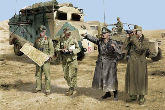 Dragon Military 1/35 Rommel & Staff N.Africa 1942 (4) Kit