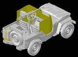 Dragon 1/35 Armored 1/4-Ton 4x4 Truck w/.50-cal Machine Gun (3 in 1) Kit