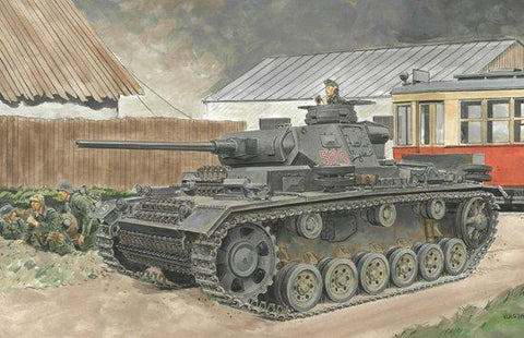 Dragon 1/35 Pz.Kpfw.III Ausf.J Initial Production/Early Production (2 in 1) Kit