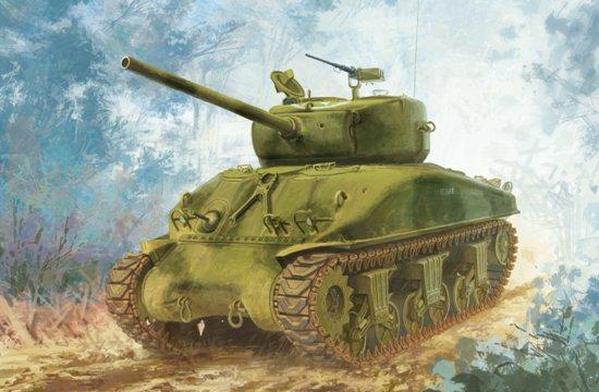 Dragon Military 1/72 M4A1(76)W VVSS Tank Kit