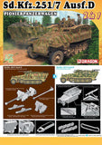 Dragon 1/72 Sd.Kfz.251/7 Ausf.D Pionierpanzerwagen (2 in 1) Kit