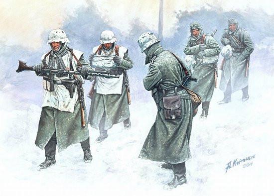 Master Box 1/35 Cold Wind German Infantry 1941-42 (5) Kit