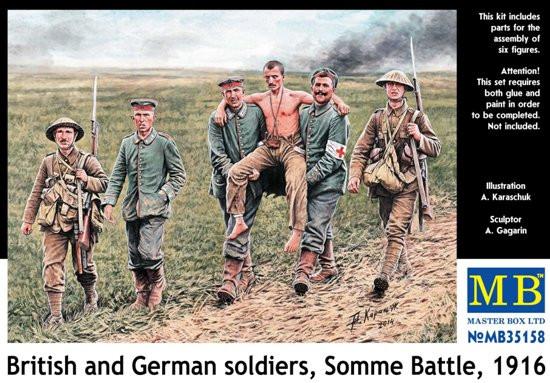Master Box 1/35 British & German Soldiers Somme Battle 1916 (6) Kit