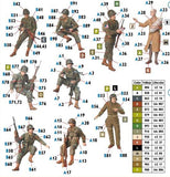 Master Box 1/35 101th Light Company Paratroopers & British Tankmen France 1944 Kit