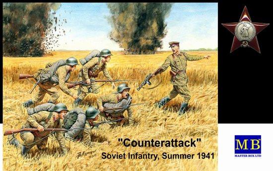 Master Box 1/35 Counterattack Soviet Infantry Summer 1941 (6) Kit