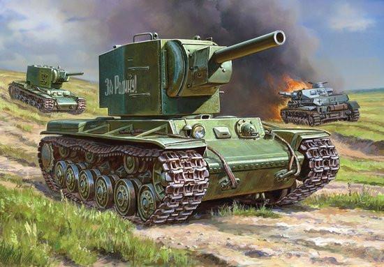 Zvezda 1/35 Soviet KV2 Heavy Tank Kit