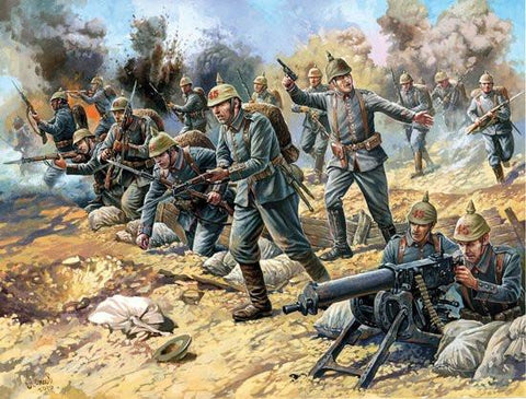 Zvezda 1/72 German Infantry 1914-18 (41) Figure Kit