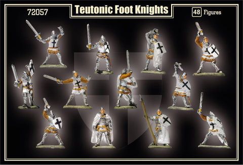 Mars 1/72 1st Half XV Century Teutonic Foot Knights (48) Kit