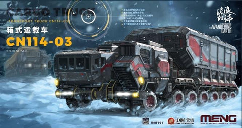 Meng Sci-Fi 1/100 The Wandering Earth Movie: 1/100 CN114-03 Cargo Transport Truck