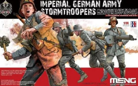 Meng Military Models 1/35 Imperial German Army Stormtroopers Figure Kit (4)	
