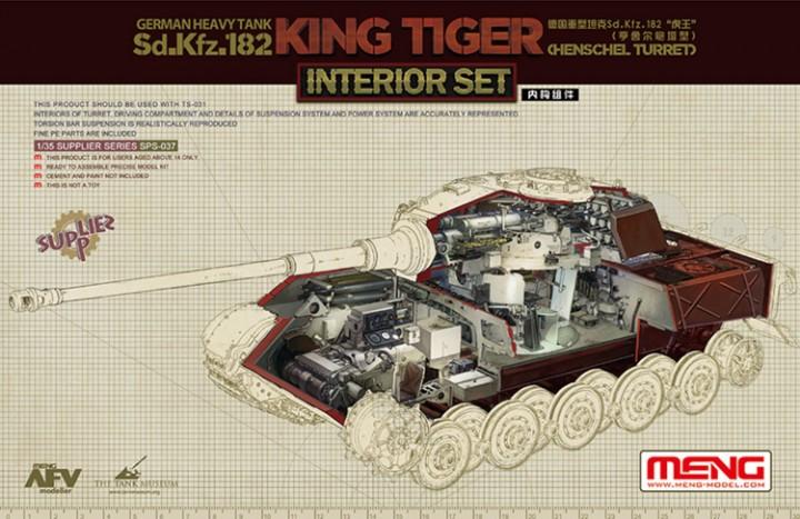 Meng 1/35 King Tiger Interior Set Kit