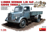 MiniArt Military Models 1/35 L1500S 1.5-Ton 4x2 German Cargo Truck Kit